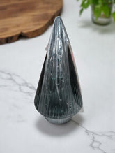 Ankyo 7" Christmas Glass Tree Decor Color Teal