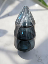 Ankyo 7" Christmas Glass Tree Decor Color Blue