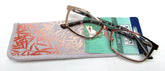 Foster Grant Rose Gold Reading Glasses W Case +1.50