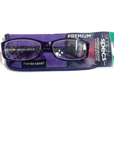 Simply Specs Premium Reading Glasses Dazzling purple with rhinestones +2.75