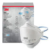 3M Aura Particulate N95 Respirator 9205+, Flat Fold Lightweight Design, Non-Valved, 20 Count (Pack of 1)
