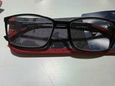 Simply Specs reading glasses Beck black w/ red +2.75