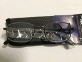 Simply Specs Men’s Reading Glasses W/ Case Jacobson Metal +2.75