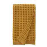 West Elm Hand Towel Waffle Texture, 100% Turkish Cotton Hand Towel, Hair Towel (Hand Towel, Mustard)