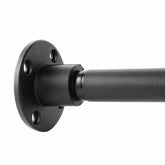 Furtrop Premium Heavy Duty Adjustable Closet Rod Curtain Rod with Socket Set, Black (29-63.5) - Like New