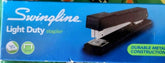 Swingline Light Duty Standard Stapler, 20 Sheets, Black (S7040501) (1, 1 Pack)