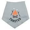 Toasted - Gray Campfire Pet Bandanna S/M (15-18in)