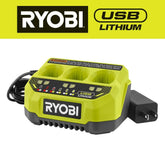 RYOBI (FVCH01) USB Lithium Battery 3-Port Charger - TOOL ONLY