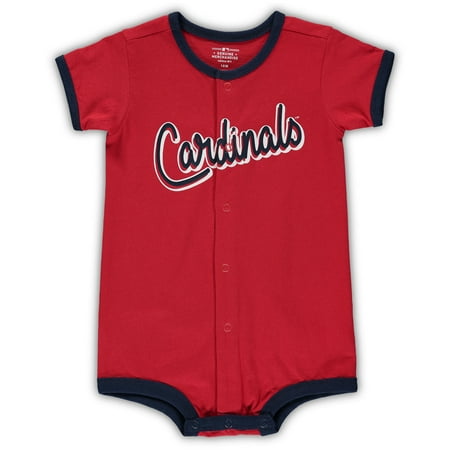 Infant Boys and Girls Red St. Louis Cardinals Power Hitter Romper