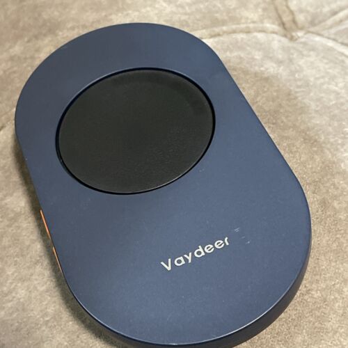 Vaydeer Ultra Slim Mouse Mover with Adjustable Running Timer, Undetectable & Noiseless Jiggler Simulates Realistic Movement, Driver-Free Shaker for Keeping The PC Active and Secure (Navy Color)