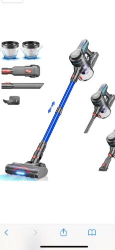 hompany cordless vacuum cleaner, 26kpa powerful suction stick vacuum - Like New