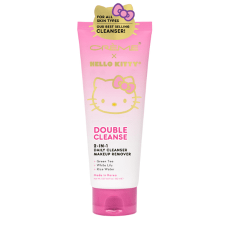 The Crème Shop Hello Kitty Double Cleanser 2- in-1 Facial Foam Cleanser for All Skin Types