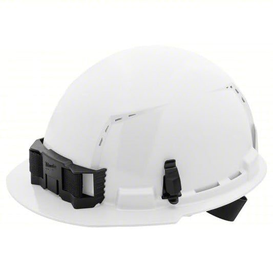 Milwaukee BOLT White Type 1 Class C Front Brim Vented Hard Hat with 4 Point Ratcheting Suspension