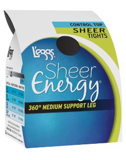 L'eggs Sheer Energy Control Top Sheer Tight - Like New