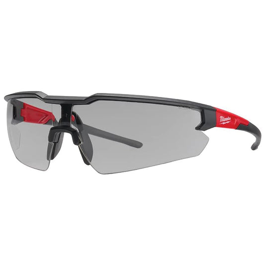 Milwaukee Anti-Scratch Safety Glasses Gray Lens Black/Red Frame - Case Of: 1