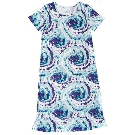 West Loop Women's Tie Dye Midi T-Shirt Dress - Medium 1.0 ea