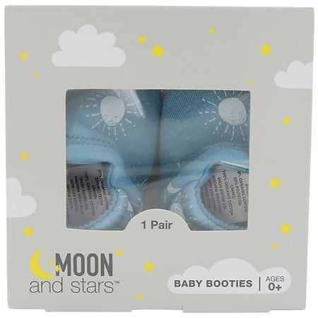 Moon & Stars Baby Booties - 1.0 pr