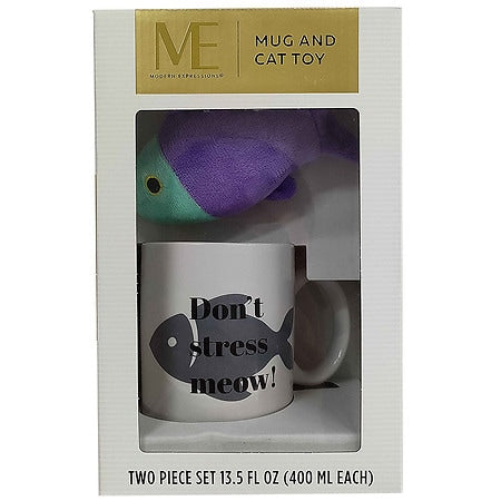 Modern Expressions Mug and Cat Toy - 1.0 set