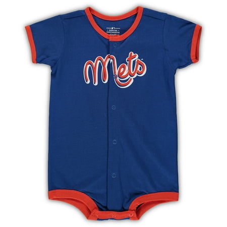 Infant Boys and Girls Royal New York Mets Power Hitter Romper