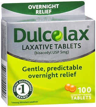 Dulcolax Laxative Tablets - 100ct, Pack of 5