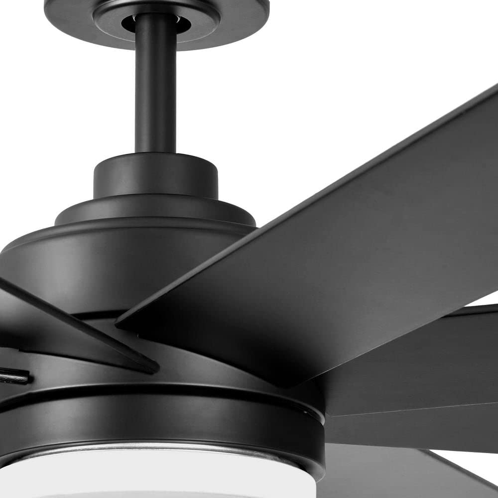 Home Decorators Collection Celene 62 in. LED Indoor/Outdoor Matte Black Ceiling Fan with Light and Remote Control with Color Changing Technology YG908A-MBK
