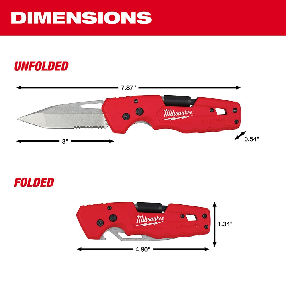 FASTBACK™ 5in1 Folding Knife