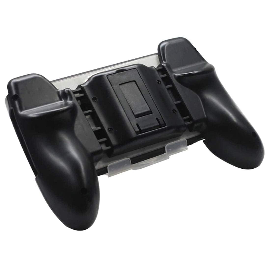 Mobile Joystick Controller Grip Case for Smartphones, Mobile Phone Gaming Grip with Joystick, Controller Holder Ergonomic Design (Black Type 01)