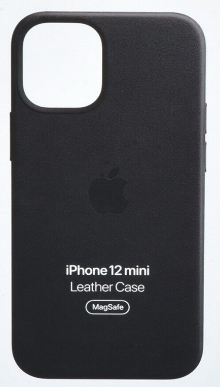 Apple iPhone 12 Mini Leather Case with MagSafe - Black