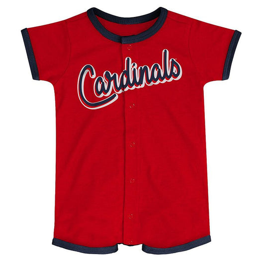 Infant Boys and Girls Red St. Louis Cardinals Power Hitter Romper