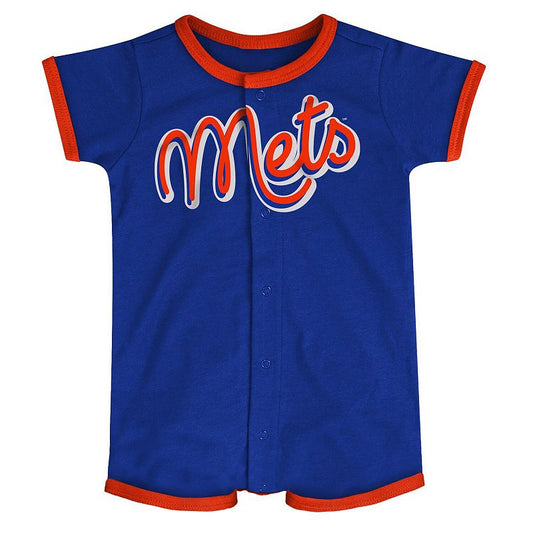 Infant Boys and Girls Royal New York Mets Power Hitter Romper