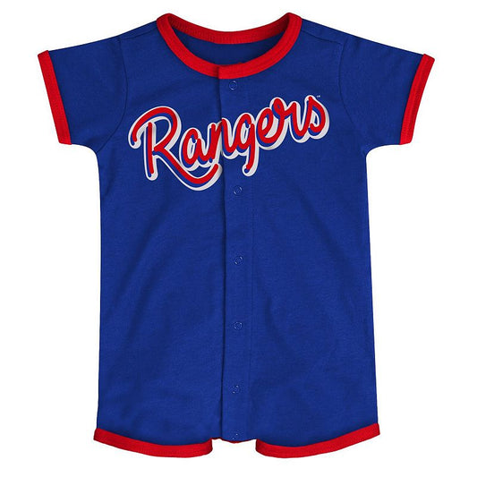 Infant Boys and Girls Royal Texas Rangers Power Hitter Romper