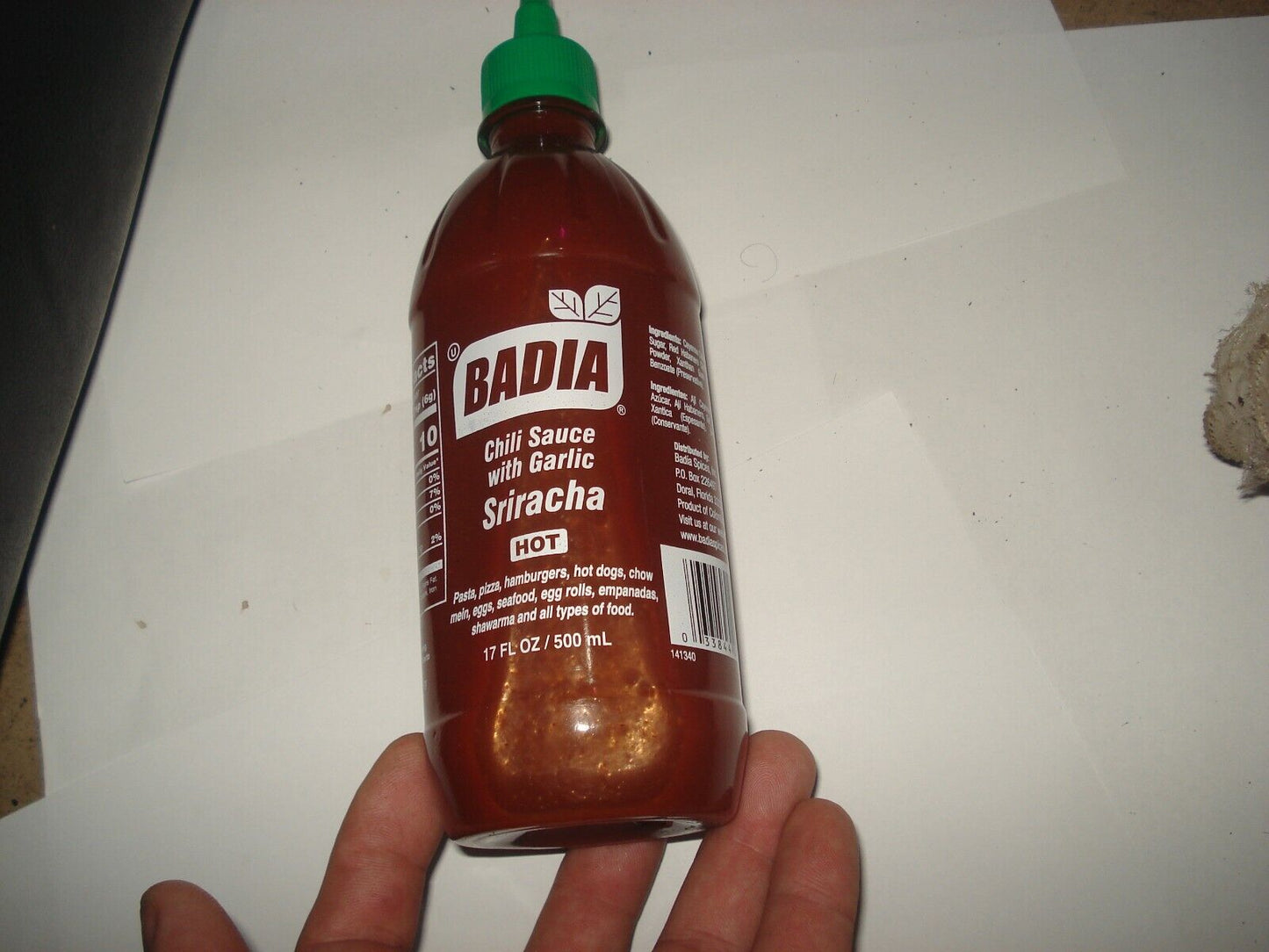 Sriracha Hot Chili Sauce with Garlic 17 oz.