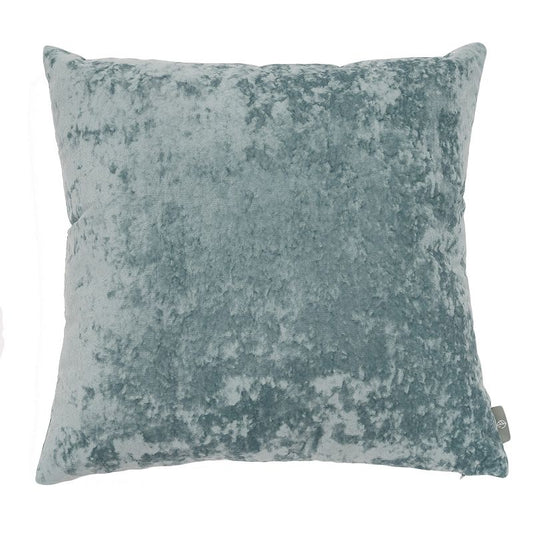 20"x20" Oversize Soft Crushed Velvet Square Throw Pillow Aqua Blue - freshmint