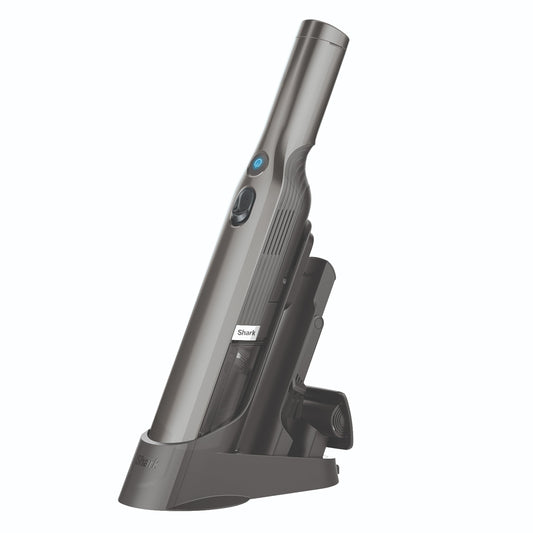Shark WV201 WANDVAC Handheld Vacuum, Lightweight at 1.4 Pounds with Powerful Suction, Charging Dock, Single Touch Empty and Detachable Dust Cup,Graphite, Slate - Like New