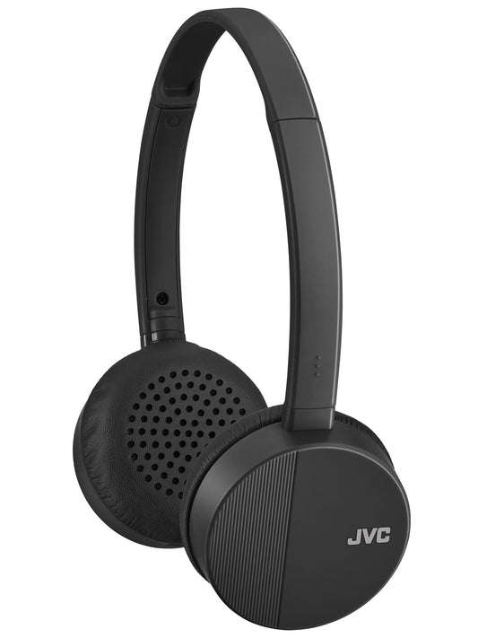 JVC HA-S23W Wireless Headphones - On Ear Bluetooth Headphones, Foldable Flat Design, 17-Hour Long Battery Life (Black) - Like New