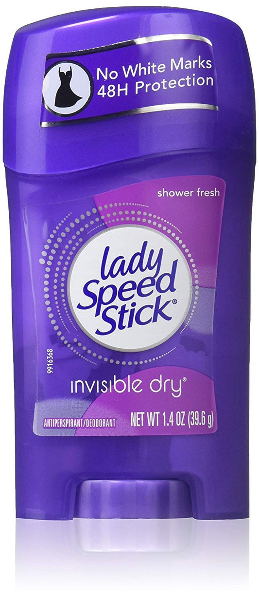 Lady Speed Stick Antiperspirant Deodorant Invisible Dry Shower Fresh 1.40 oz
