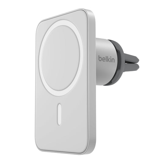 Belkin MagSafe Vent Mount Pro - for Car, Magnetic Phone Holder Compatible with iPhone 15, iPhone 15 Pro, iPhone 15 Pro Max, iPhone 14 Series, iPhone 13 Series, and Mini - Gray