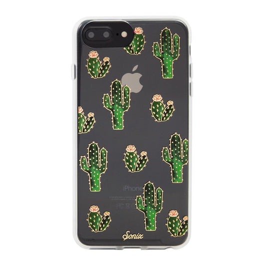 Sonix Prickly Pear Case [Military Drop Test Certified] Protective Clear Cactus Case for Apple iPhone 6 Plus, 6s Plus, 7 Plus, 8 Plus