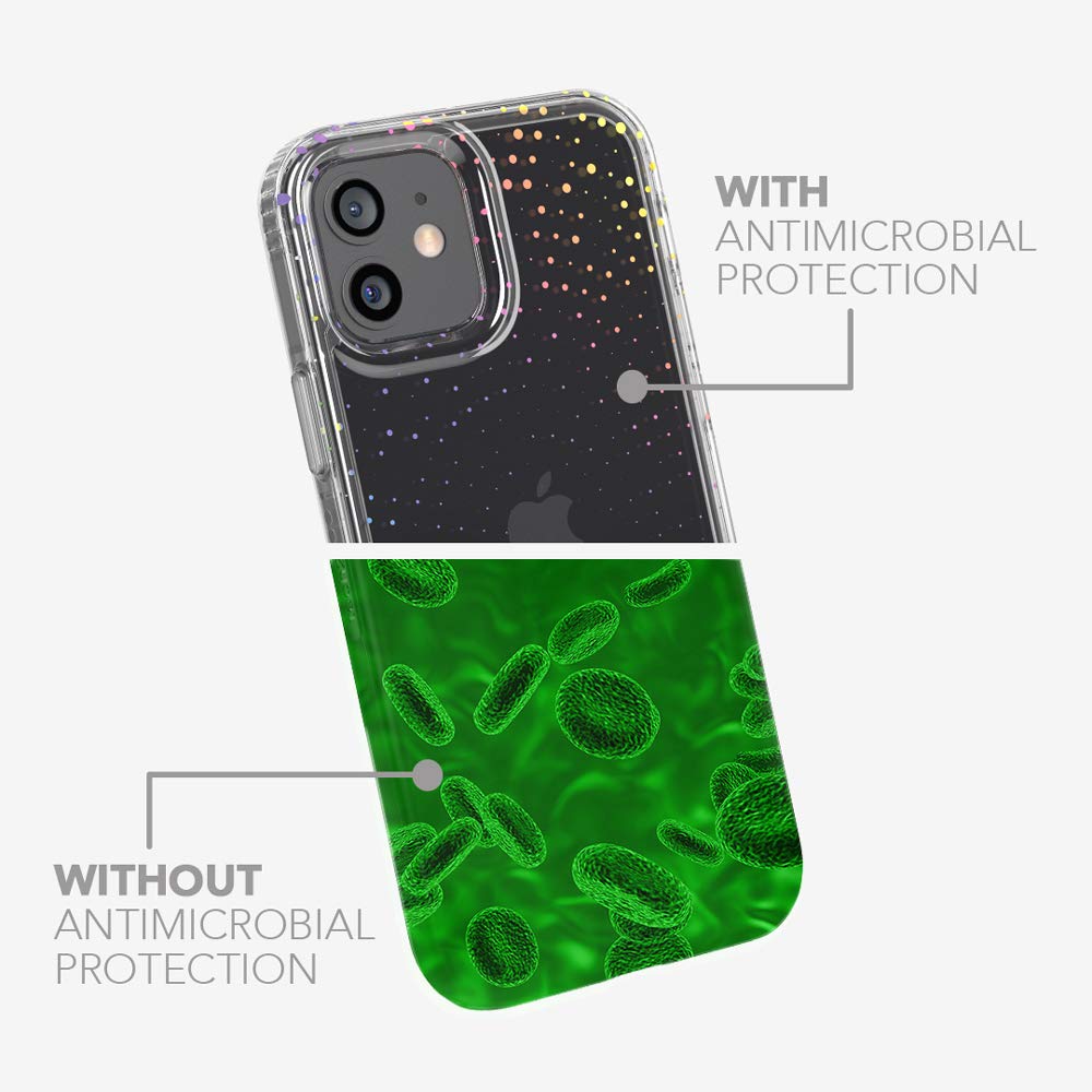 tech21 Evo Sparkle Phone Case for Apple iPhone 12 Pro Max 5G with 10 ft. Drop Protection