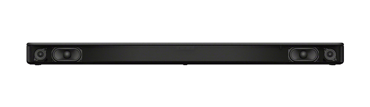 Sony S100F 2.0ch Soundbar with Bass Reflex Speaker, Integrated Tweeter and Bluetooth, (HTS100F), easy setup, compact, home office use with clear sound black - Like New