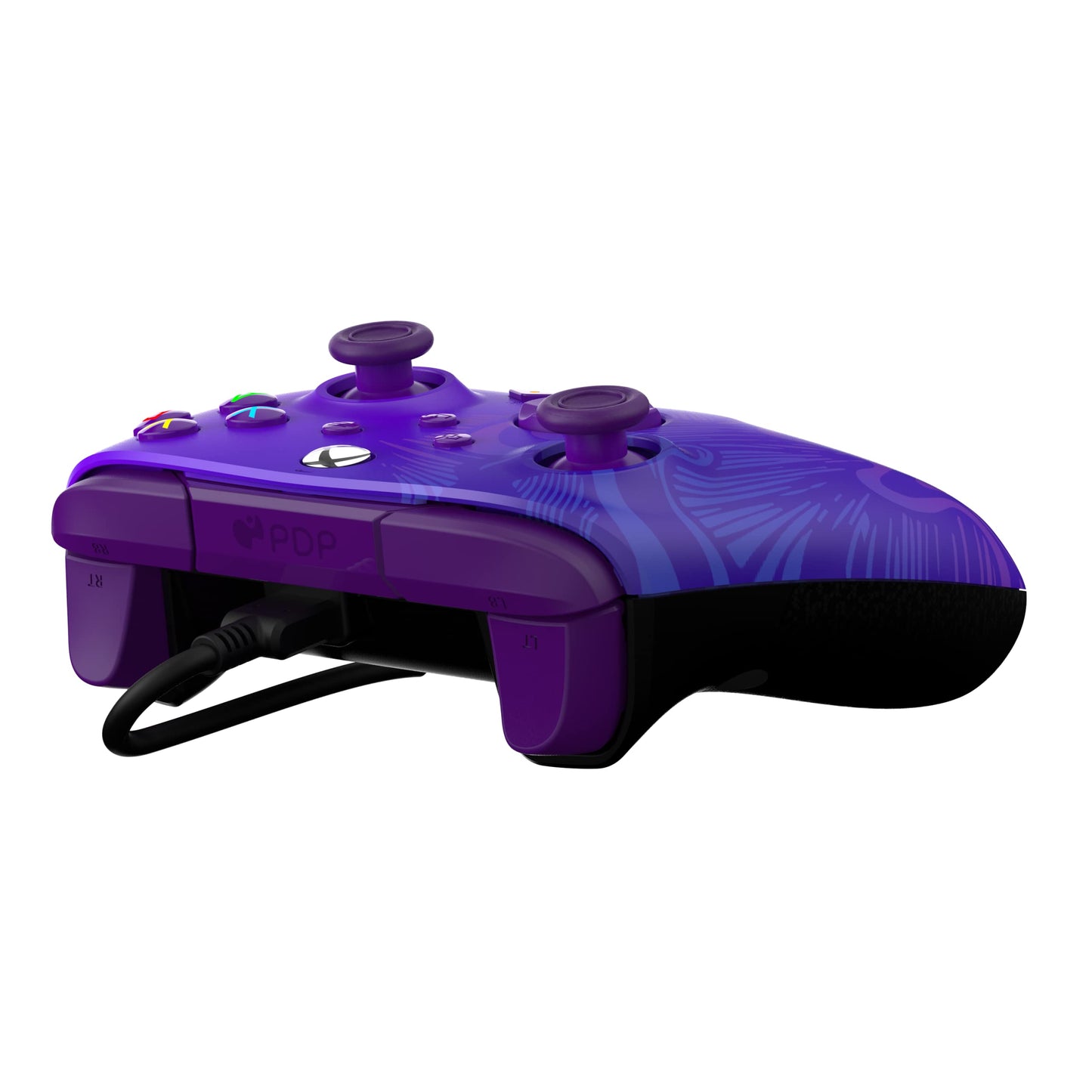 PDP Gaming REMATCH Enhanced Wired Controller Licensed for Xbox Series X|S/Xbox One/PC/Windows, Mappable Back Buttons, Advanced Customizable App - Purple Fade