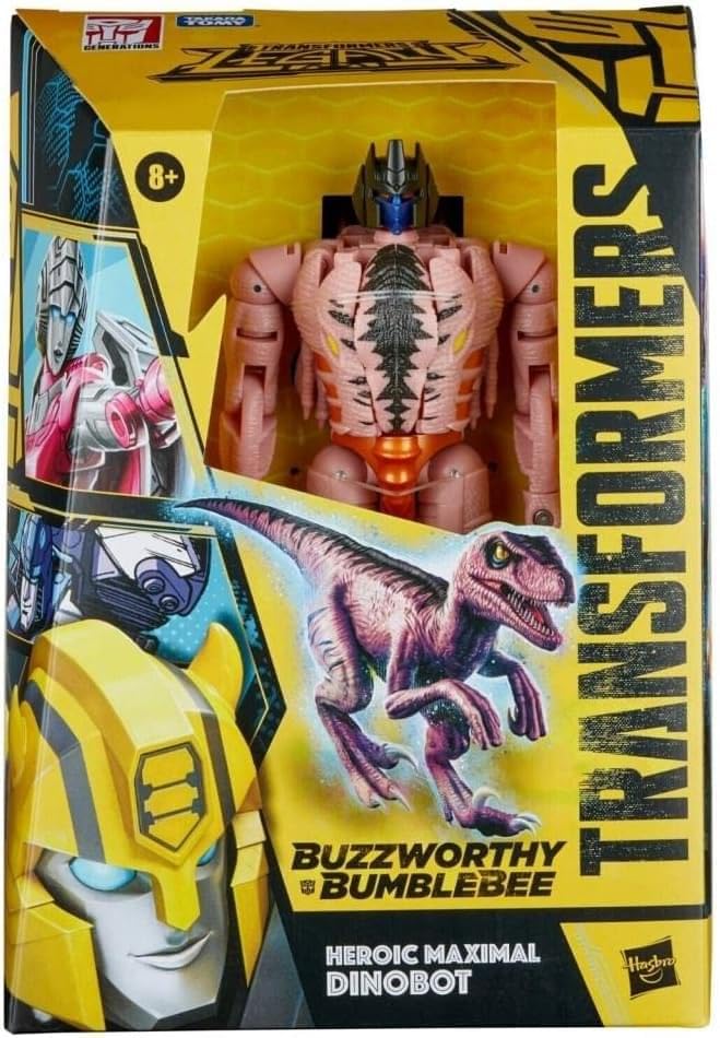 Transformers Generations Legacy Buzzworthy Bumblebee Heroic Maximal Dinobot Figure 18cm