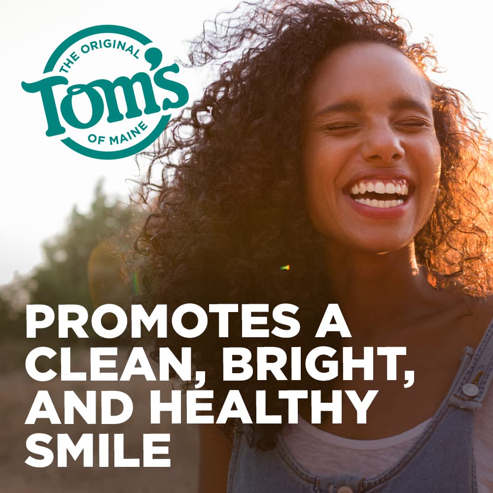 Tom's of Maine Whole Care Natural Toothpaste with Fluoride, Peppermint, 4 oz.