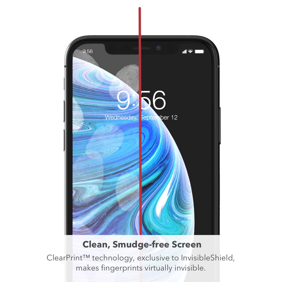 ZAGG InvisibleShield Glass Elite Screen Protector - Made for Apple iPhone 11 Pro Max and Xs Max- Case Friendly Screen - Impact & Scratch Protection (200103914)