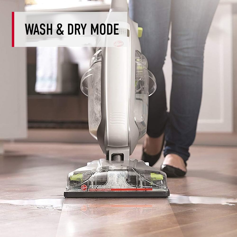 Hoover FloorMate Deluxe Hard Floor Cleaner Machine, FH40160PC, Silver - Like New