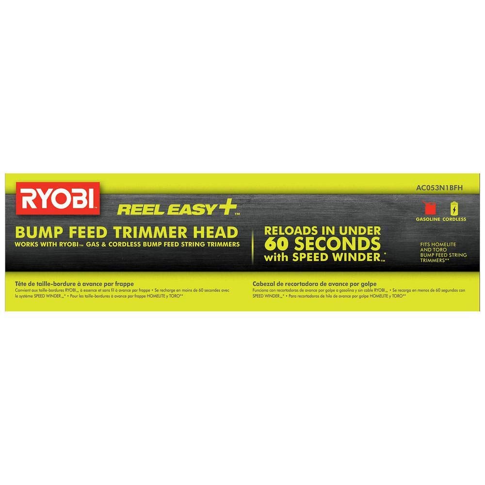 RYOBI AC053N1BFH Reel Easy+ Bump Feed String Head with Speed Winder