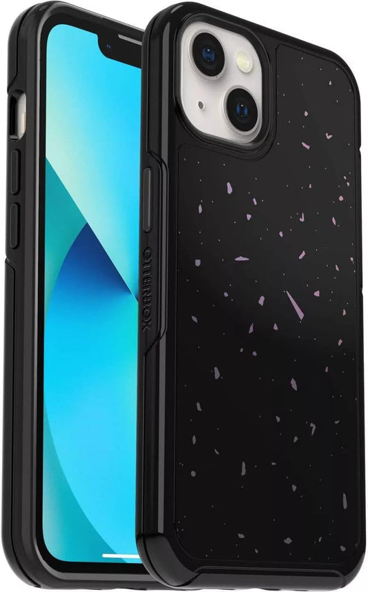 OtterBox Symmetry Series iPhone 12 / 12PRO  Case, Starry Eyed, Apple Phonecase, Slim Fit,  Screen Bumper, Wireless Charging Black