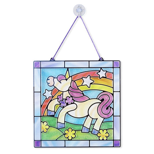Melissa & Doug Stained Glass Made Easy Unicorn [Parallel Import]