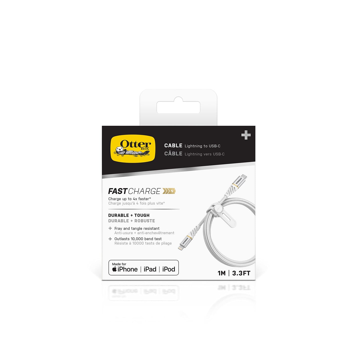 OtterBox Fast Charge Premium Lightning to USB-C Cable, 2M - CLOUD SKY