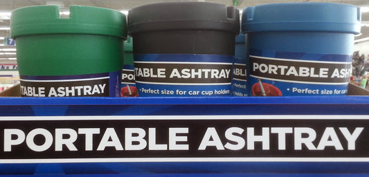 Ashtray Portable Fits Golf Cart / Car Cup Holders Cig Reduce Odor Smoke